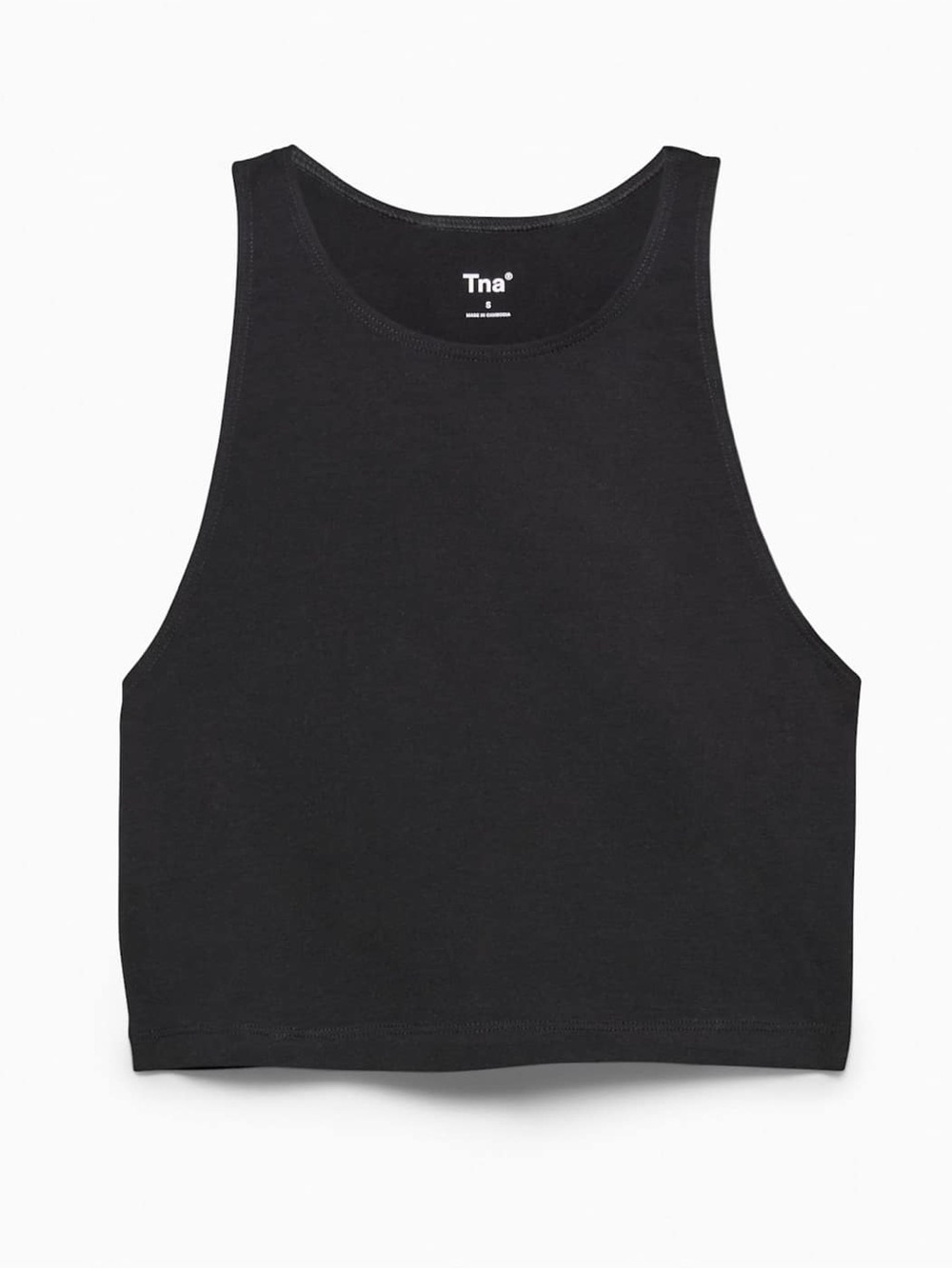Aritzia TNA Black Cropped Tank